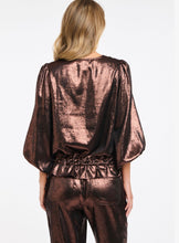 Load image into Gallery viewer, 365 DAYS: SOPHIA METALLIC TOP - COPPER