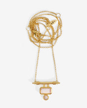 Load image into Gallery viewer, TEMPLE F THE SUN: JOY NECKLACE ROSE QUARTZ - GOLD VERMEIL