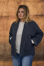 Load image into Gallery viewer, MAMAPAPA: JEAN PIERRE PADDED JACKET - CHARCOAL
