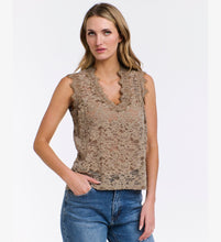 Load image into Gallery viewer, 365 DAYS: INDIANA LACE TANK - TAUPE