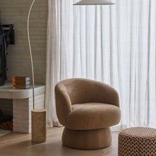 Load image into Gallery viewer, RUNE SWIVEL ARMCHAIR: BEIGE (This item is for pick up only!)