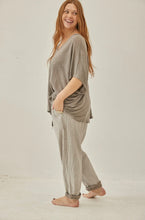 Load image into Gallery viewer, MAMAPAPA: PEPA PANTS - GREY/WHITE