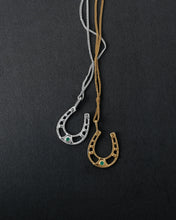 Load image into Gallery viewer, TEMPLE OF THE SUN: EPONA HORSESHOE NECKLACE - GOLD VERMEIL