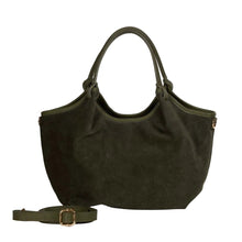 Load image into Gallery viewer, MAISON FANLI: HECTOR SUEDE SMALL BAG - OLIVE