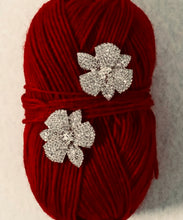 Load image into Gallery viewer, PRISCILLA FLORAL DIAMANTE EARRINGS