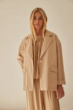 Load image into Gallery viewer, MAMAPAPA: CARCOAR BLAZER - STRIPE