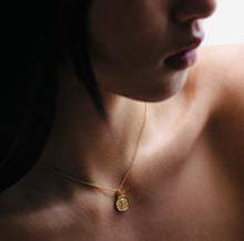 Load image into Gallery viewer, TEMPLE OF THE SUN: GUARDIAN ANGEL NECKLACE - GOLD VERMEIL