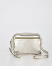 Load image into Gallery viewer, GABEE: AURORA METALLIC X/BODY BAG - CHAMPAGNE