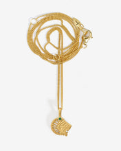 Load image into Gallery viewer, TEMPLE OF THE SUN: BABYLON SMALL LION NECKLACE - GOLD VERMEIL