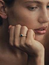 Load image into Gallery viewer, TEMPLE OF THE SUN: LAZULI RING - GOLD VERMEIL