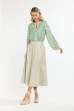 Load image into Gallery viewer, 365 DAYS: DAKOTA PU SKIRT - STONE