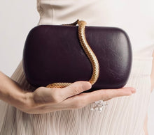 Load image into Gallery viewer, MISS MOSS: HUTTON SNAKE CLUTCH BAGS
