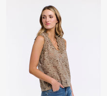 Load image into Gallery viewer, 365 DAYS: INDIANA LACE TANK - TAUPE