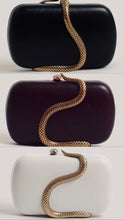 Load image into Gallery viewer, MISS MOSS: HUTTON SNAKE CLUTCH BAGS