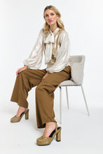 Load image into Gallery viewer, 365 DAYS: PINSTRIPE PANT - BRANDY