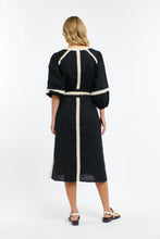 Load image into Gallery viewer, 365 DAYS: CAROLYN DRESS : BLACK/NATURAL