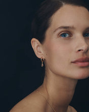 Load image into Gallery viewer, TEMPLE OF THE SUN: FLAME EARRINGS - GOLD VERMEIL
