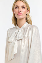 Load image into Gallery viewer, 365 DAYS: PUSSY BOW TOP - CHAMPAGNE