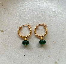 Load image into Gallery viewer, CLEOPATRA’S BLING: AELIA HOOP EARRINGS - 18K GOLD PLATED