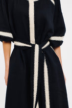 Load image into Gallery viewer, 365 DAYS: CAROLYN DRESS : BLACK/NATURAL