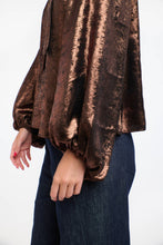 Load image into Gallery viewer, 365 DAYS: PUSSY BOW TOP - BRONZE