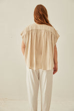 Load image into Gallery viewer, MAMAPAPA: PEPA STRIPE PANTS - BEIGE/WHITE