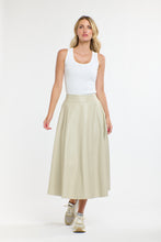 Load image into Gallery viewer, 365 DAYS: DAKOTA PU SKIRT - STONE