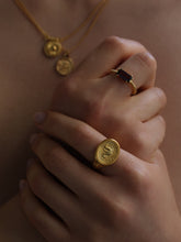 Load image into Gallery viewer, TEMPLE OF THE SUN: POSEIDON RING - GOLD VERMEIL
