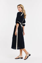 Load image into Gallery viewer, 365 DAYS: CAROLYN DRESS : BLACK/NATURAL