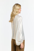 Load image into Gallery viewer, 365 DAYS: PUSSY BOW TOP - CHAMPAGNE