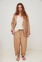 Load image into Gallery viewer, MAMAPAPA: GRENOBLE LINEN BLAZER - CAMEL