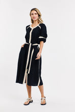 Load image into Gallery viewer, 365 DAYS: CAROLYN DRESS : BLACK/NATURAL