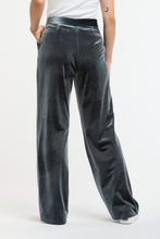Load image into Gallery viewer, ITALIAN STAR: JETS VELVET PANT - GUNMETAL GREY