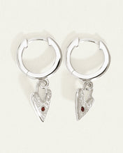 Load image into Gallery viewer, TEMPLE OF THE SUN: LOVER EARRINGS - SILVER