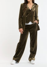 Load image into Gallery viewer, ITALIAN STAR: JETS VELVET PANT - KHAKI