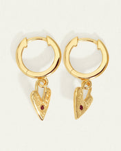 Load image into Gallery viewer, TEMPLE OF THE SUN: LOVER EARRINGS - GOLD VERMEIL