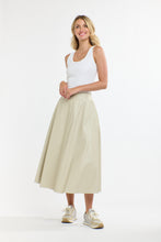 Load image into Gallery viewer, 365 DAYS: DAKOTA PU SKIRT - STONE