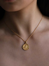Load image into Gallery viewer, TEMPLE OF THE SUN: GUARDIAN ANGEL NECKLACE - GOLD VERMEIL