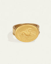 Load image into Gallery viewer, TEMPLE OF THE SUN: POSEIDON RING - GOLD VERMEIL