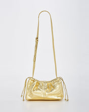 Load image into Gallery viewer, HALLEY METALLIC LEATHER BAG - GOLD