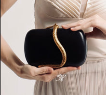Load image into Gallery viewer, MISS MOSS: HUTTON SNAKE CLUTCH BAGS