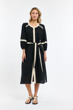 Load image into Gallery viewer, 365 DAYS: CAROLYN DRESS : BLACK/NATURAL