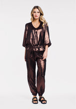 Load image into Gallery viewer, 365 DAYS: SOPHIA METALLIC TOP - COPPER