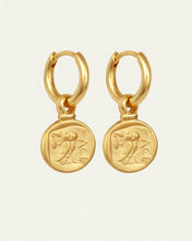 Load image into Gallery viewer, TEMPLE OF THE SUN: PALAS DROP EARRINGS - GOLD VERMEIL