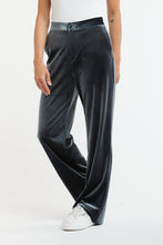 Load image into Gallery viewer, ITALIAN STAR: JETS VELVET PANT - GUNMETAL GREY