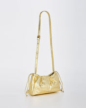 Load image into Gallery viewer, HALLEY METALLIC LEATHER BAG - GOLD