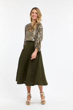 Load image into Gallery viewer, 365 DAYS: MEDUSA SEQUIN TOP - OLIVE