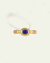 Load image into Gallery viewer, TEMPLE OF THE SUN: LAZULI RING - GOLD VERMEIL