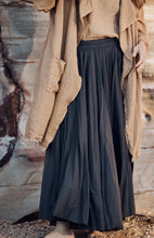 Load image into Gallery viewer, MAMAPAPA: VICKY ALINE COTTON SKIRT - CHARCOAL