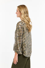 Load image into Gallery viewer, 365 DAYS: MEDUSA SEQUIN TOP - OLIVE